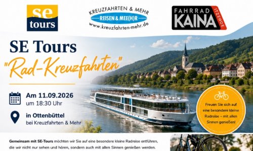 Rad & Schiff SE-Tours  am 11. September 2026