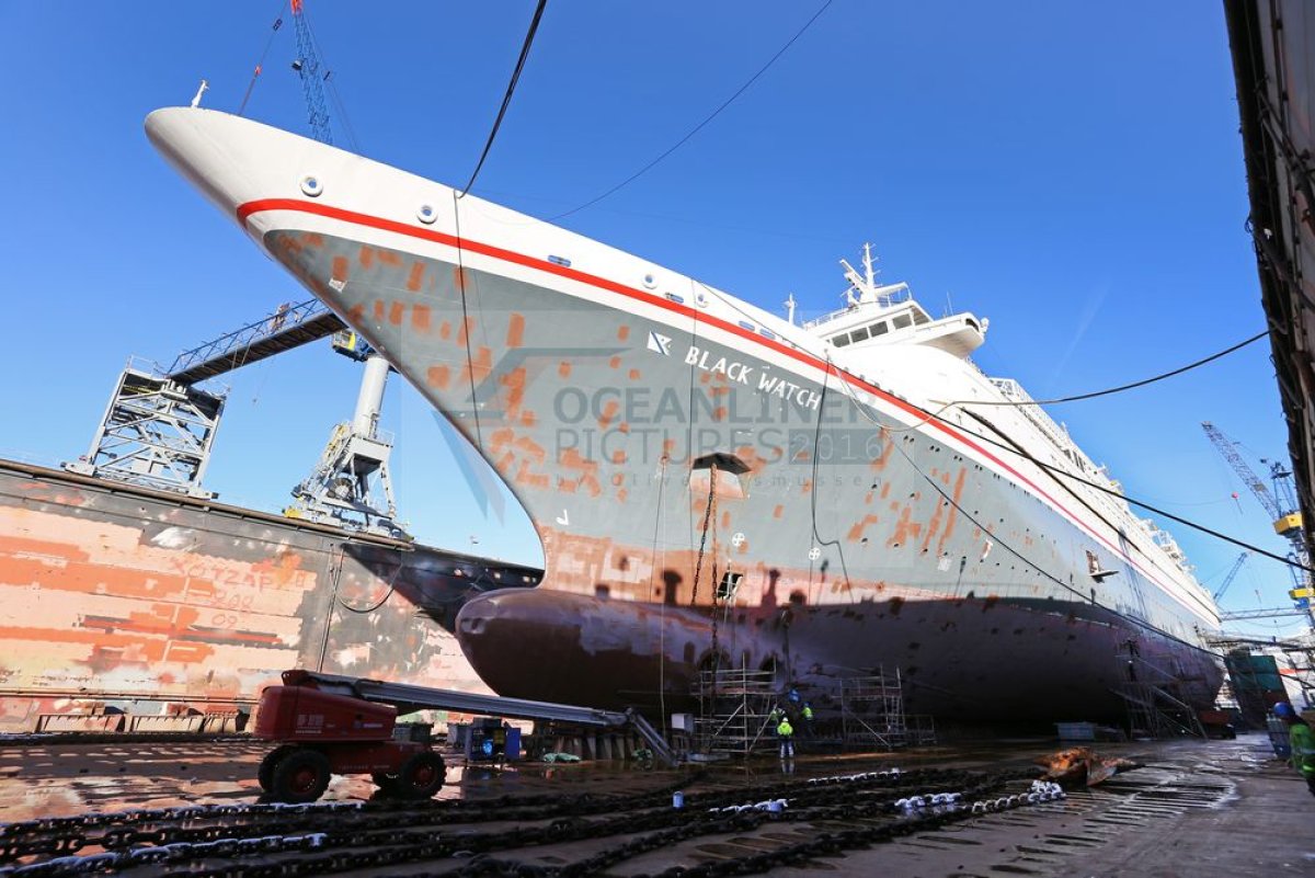 Die Multi-Millionen-Pfund Renovierung der Black Watch bei Blohm+Voss in Hamburg!