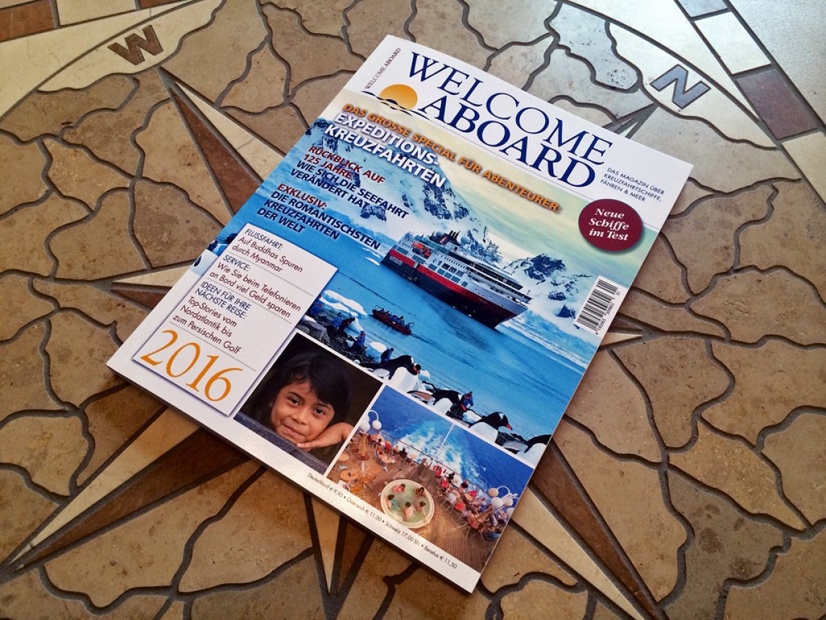WELCOME ABOARD 2016: Warum sich das Kreuzfahrtmagazin von allen anderen unterscheidet