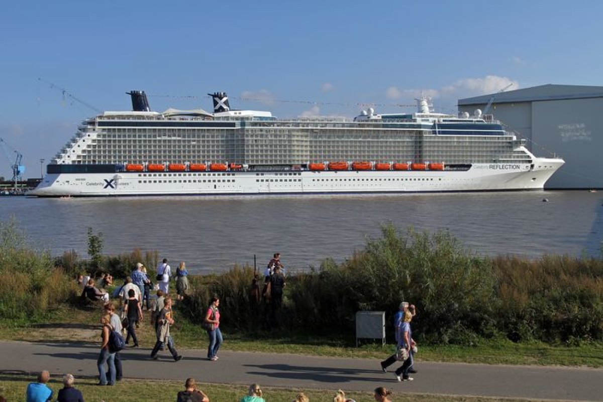 an Bord der Celebrity Reflection in der Meyer Werft am 08. September 2012