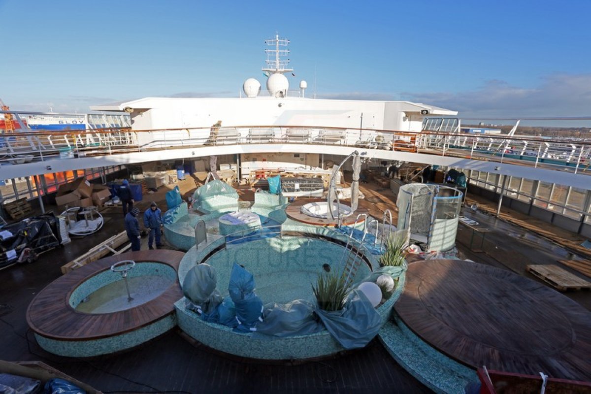 MS Artania: Endspurt in der Lloyd Werft und ein Blick auf die Neuerungen