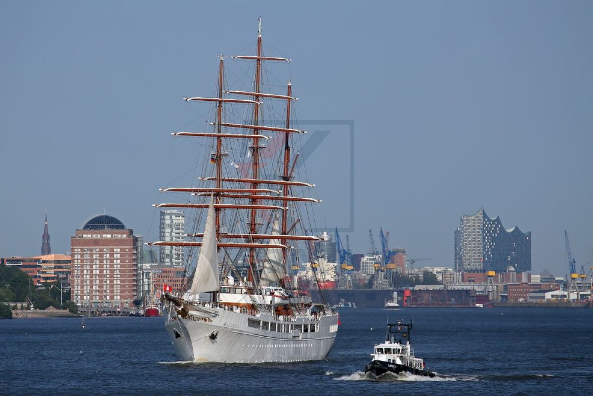 Schiffsportrait der Sea Cloud II von Sea Cloud Cruises