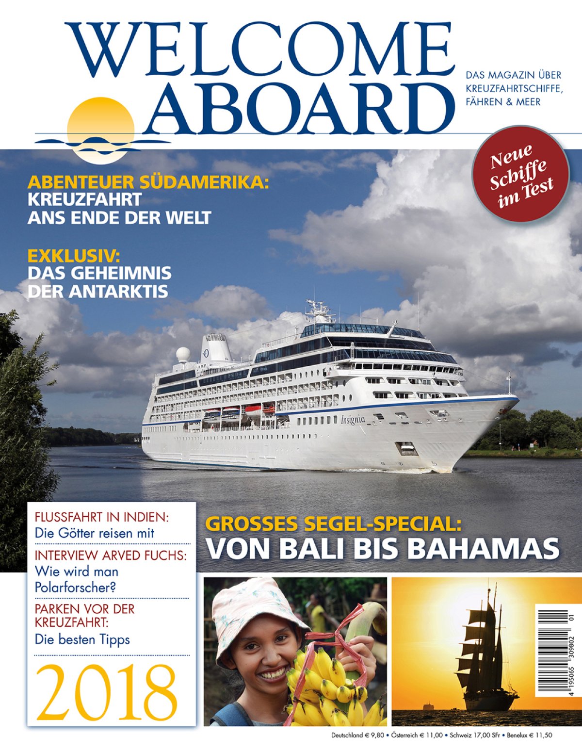 Ganzjahresmagazin WELCOME ABOARD 2018
