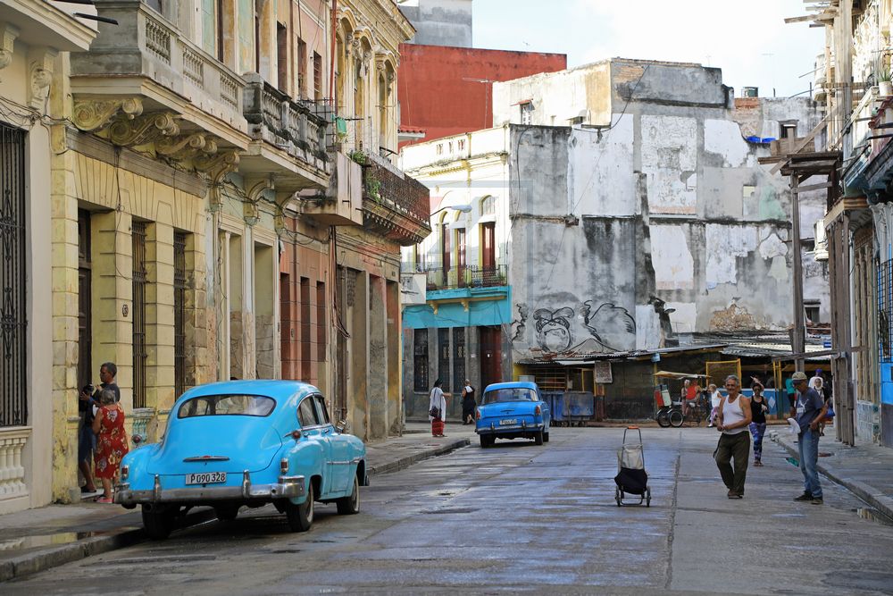 50er Jahre Atmosphäre in den Strassen von Havanna