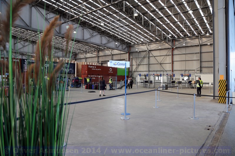 Abfertigungsbereich Passagierpavillon Ostuferhafen Kiel Abfertigungsbereich Passagierpavillon Ostuferhafen Kiel