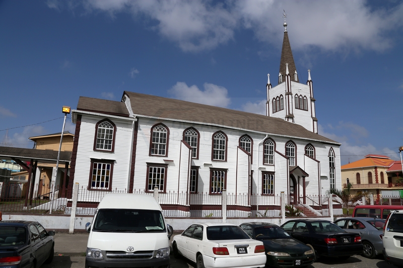 aelteste Kirche in Guyana die St. Andrews Kirk am 21.01.2015