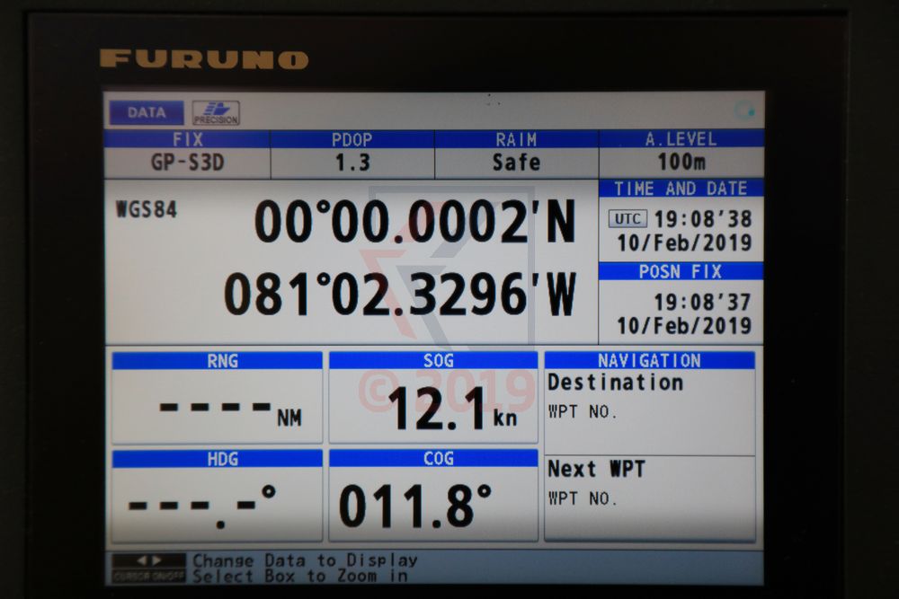 Äquatorüberquerung MS Hamburg 10.02.2019