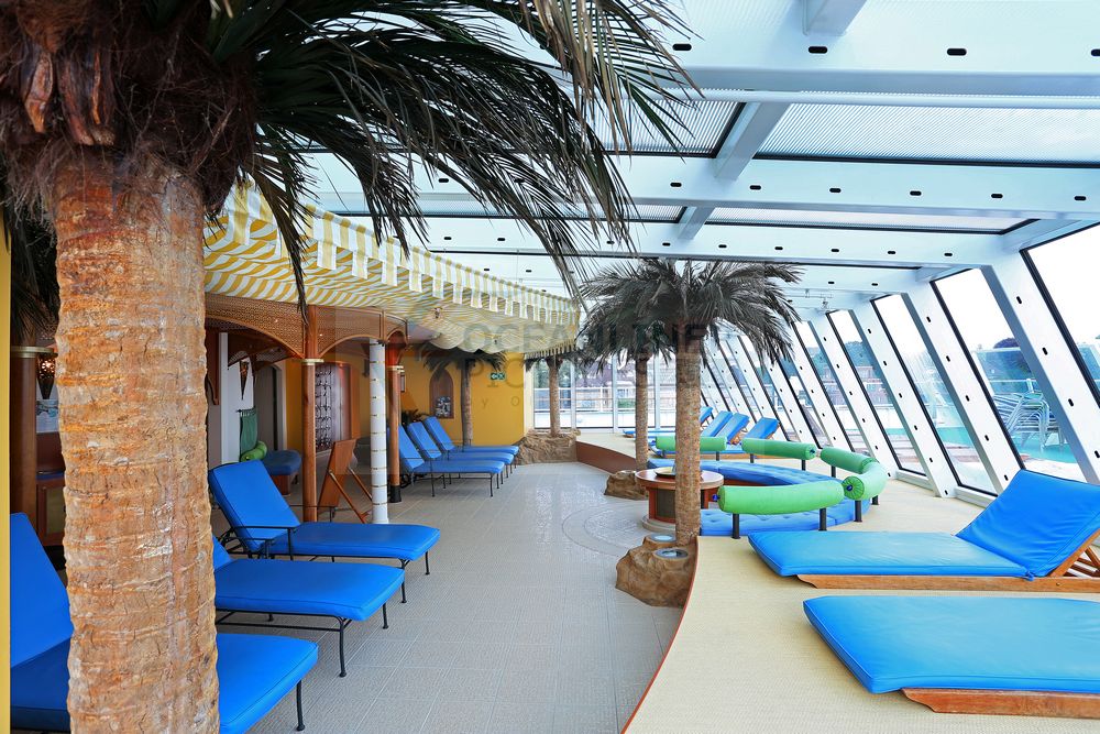 AIDAaura Body and Soul Spa Ruhebereich AIDAaura Body and Soul Spa Ruhebereich