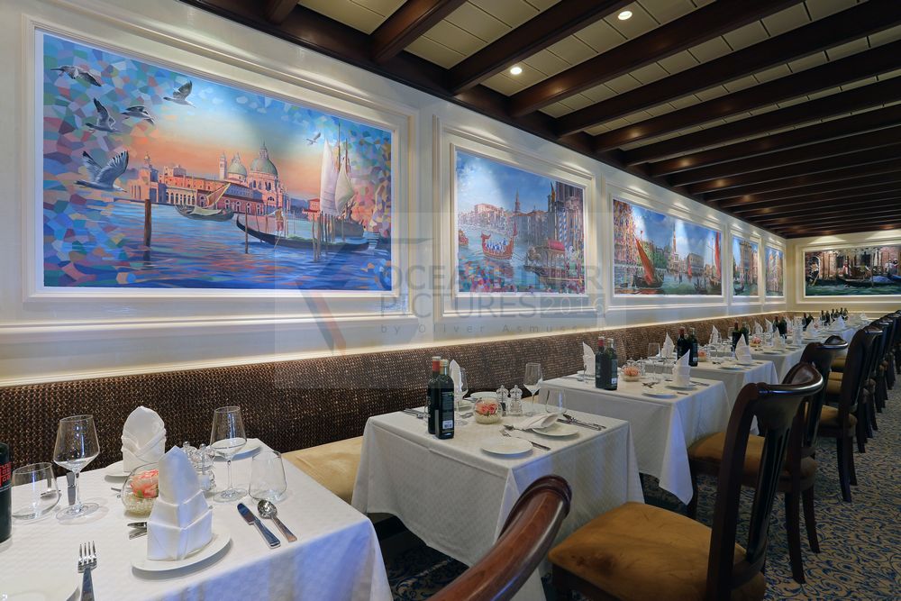 AIDAprima Ristorante Casa Nova abends AIDAprima Ristorante Casa Nova abends