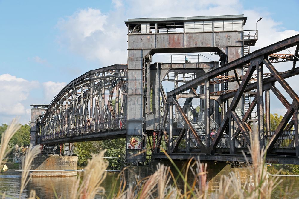 Alte Eisenbahn Hubbrücke Magdeburg