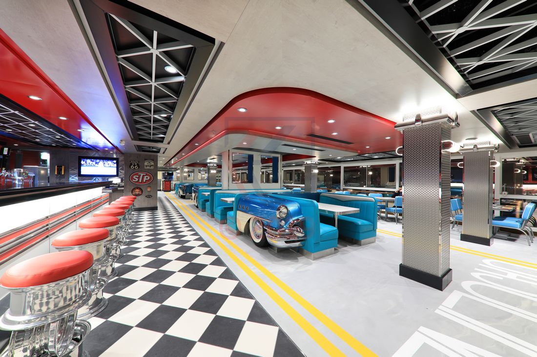 American Diner und Bar Norwegian Encore American Diner und Bar Norwegian Encore