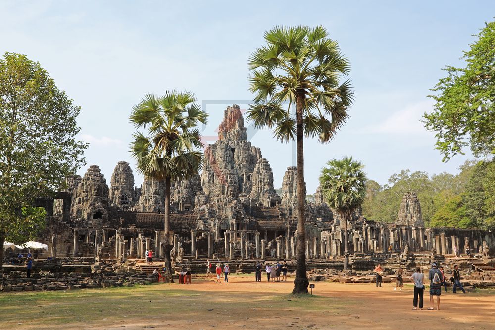 Angkor Thom mit Bayon Tempel, Kambodscha Angkor Thom mit Bayon Tempel, Kambodscha