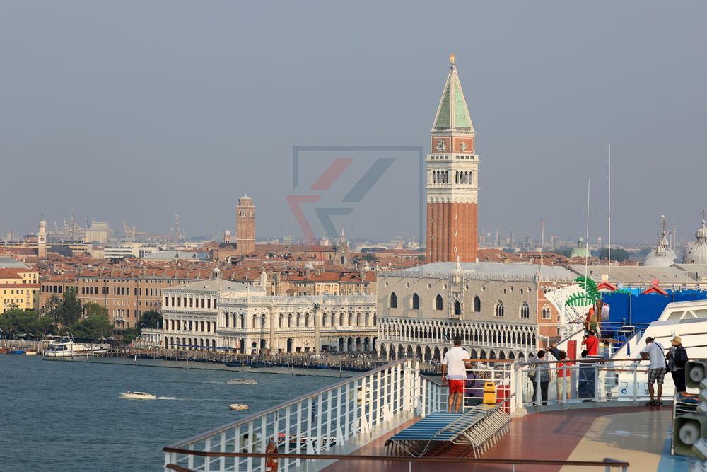 Ankunft in Venedig mit der Costa Deliziosa