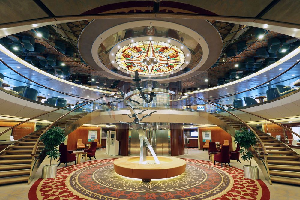 Atrium und Lobby MS Artania Atrium und Lobby MS Artania