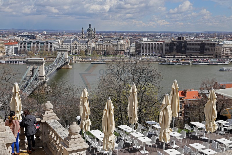 Ausblick vom Burgberg in Budapest 01.04.2015
