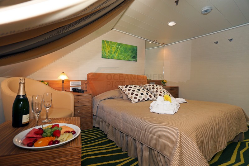 Aussenkabine E1 Ocean Majesty mit Bugblick Aussenkabine E1 Ocean Majesty mit Bugblick