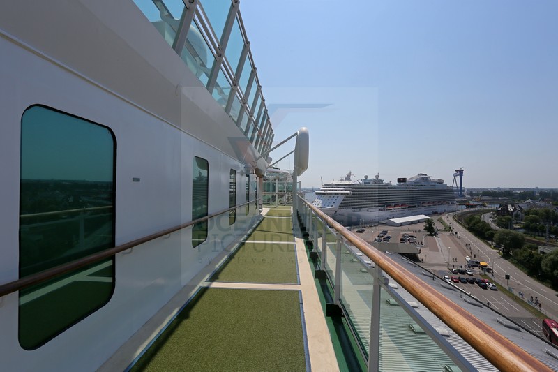 Aussichtsdeck Deck 16 Bugbereich MS Azura