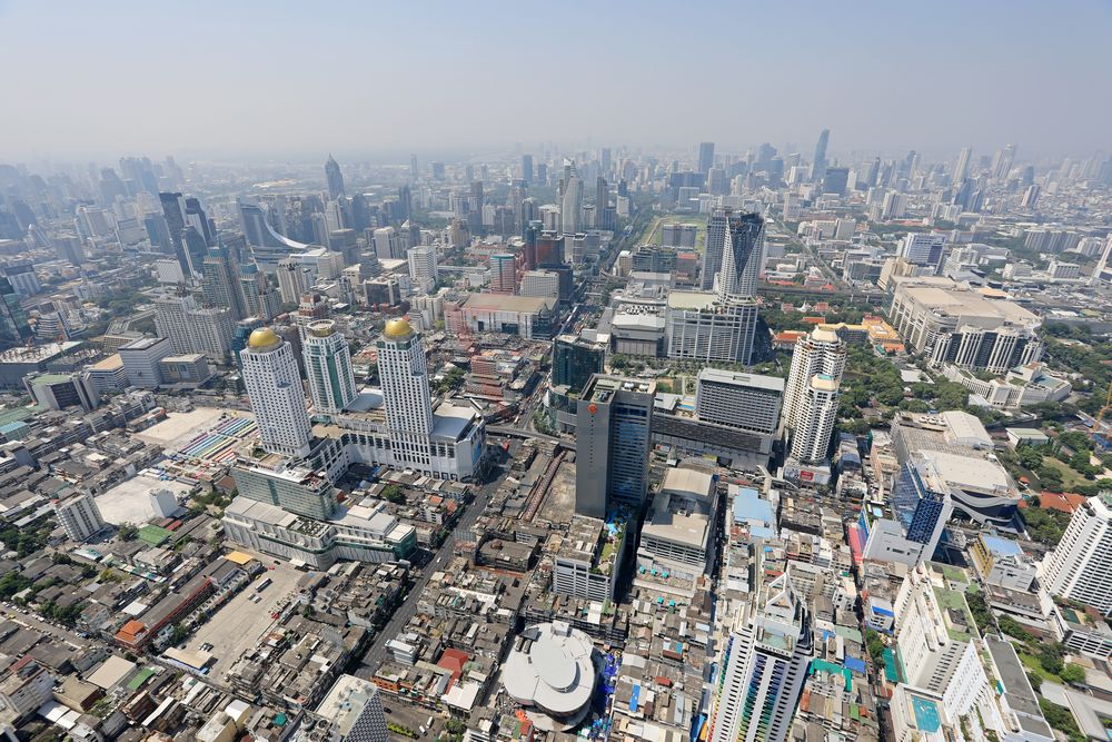 Bangkok Baiyoke Sky Hotel 84. Etage Ausblick