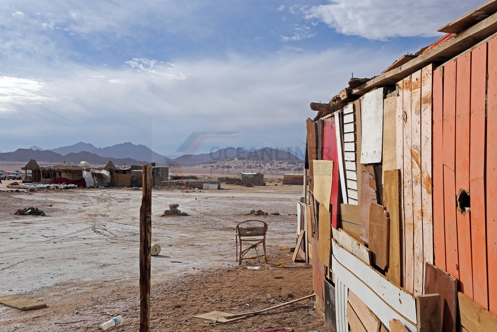 Beduinen Dorf im Nabq-Naturschutzgebiet, Sinai-Halbinsel Beduinen Dorf im Nabq-Naturschutzgebiet, Sinai-Halbinsel
