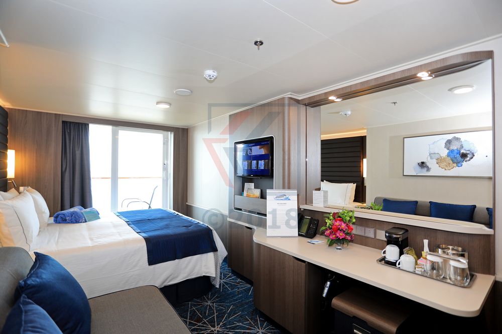 Beispiel Balkonkabine Kat. BD und BA Norwegian Bliss