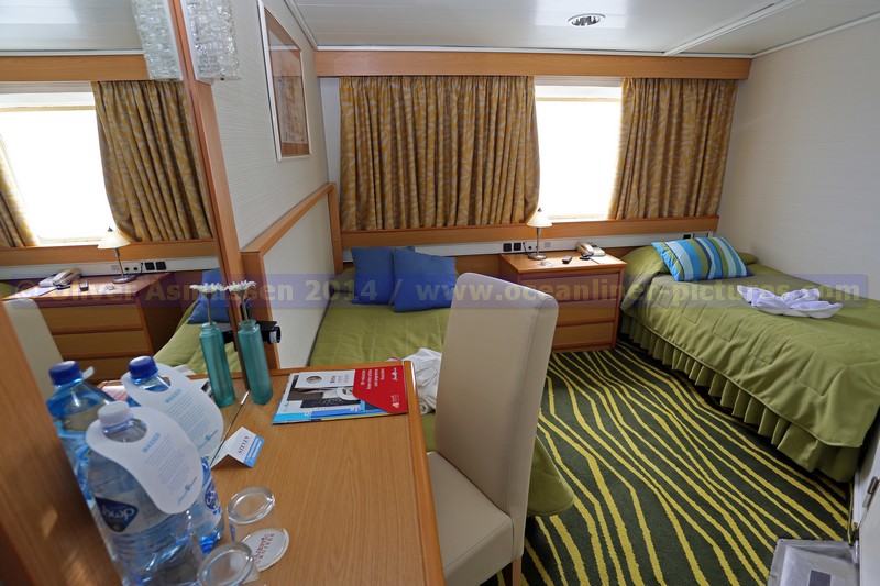 Beispiel einer behindertenfreundlichen Kabine Kategorie 8 Ocean Majesty