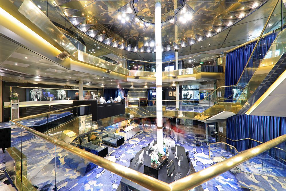 Bereich Atrium, Internetterminals und Rezeption Vasco Da Gama Bereich Atrium, Internetterminals und Rezeption Vasco Da Gama