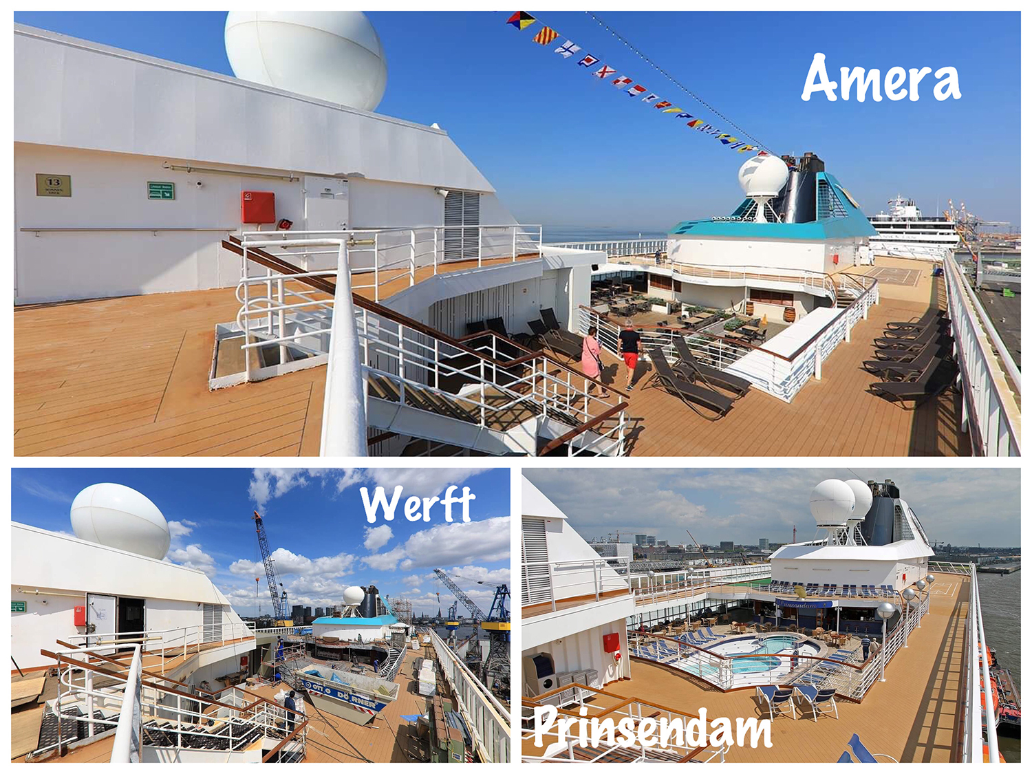 Bild 04 Blick vom Sonnendeck auf Schöne Aussicht MS Amera Bild 04 Blick vom Sonnendeck auf Schöne Aussicht MS Amera