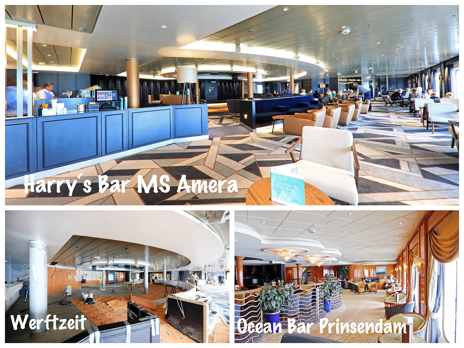 Bild 17 Ocean Bar wird zu Harry´s Bar MS Amera Bild 17 Ocean Bar wird zu Harry´s Bar MS Amera