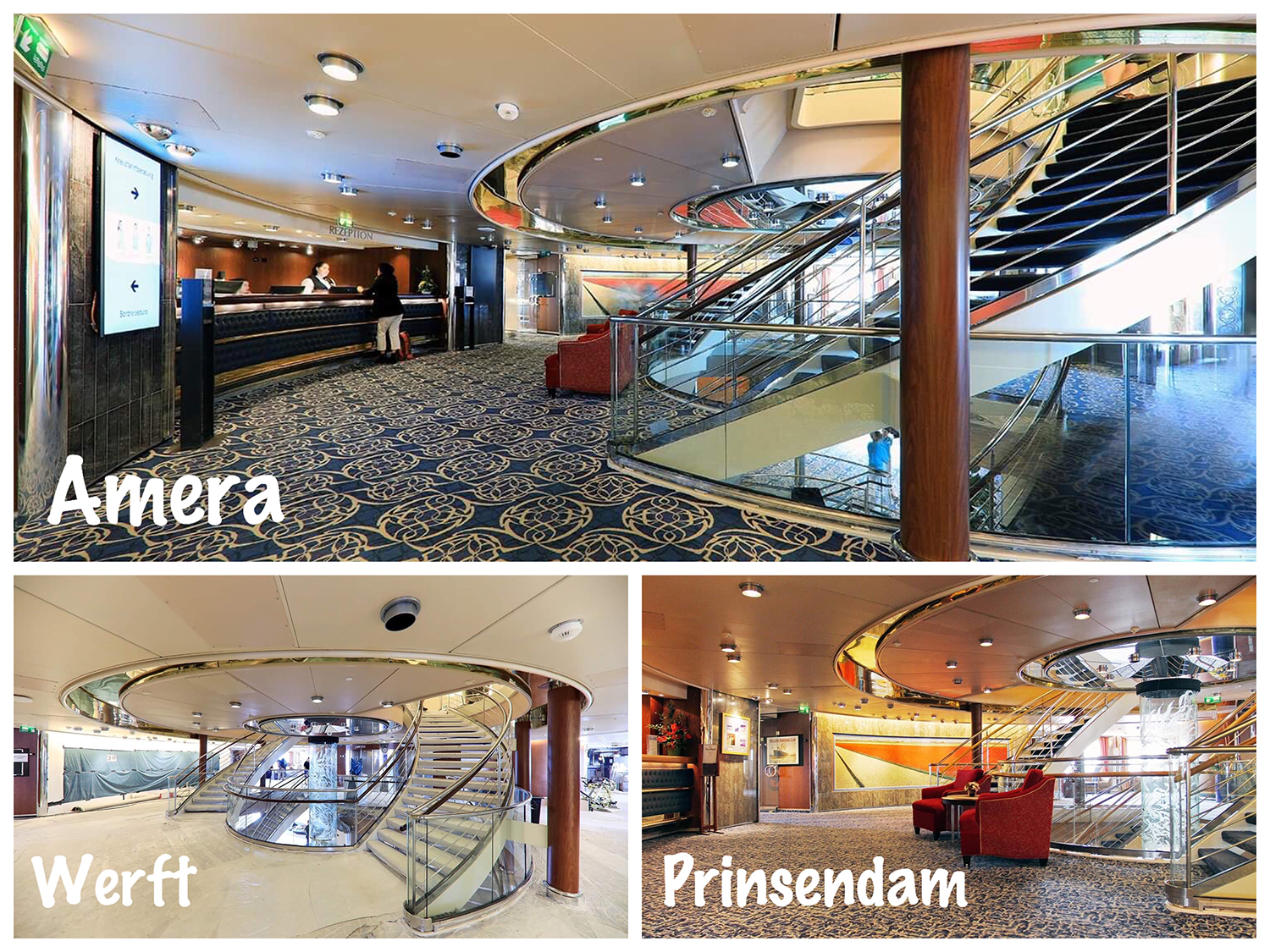 Bild 19 das Foyer und Rezeption der MS Amera Bild 19 das Foyer und Rezeption der MS Amera