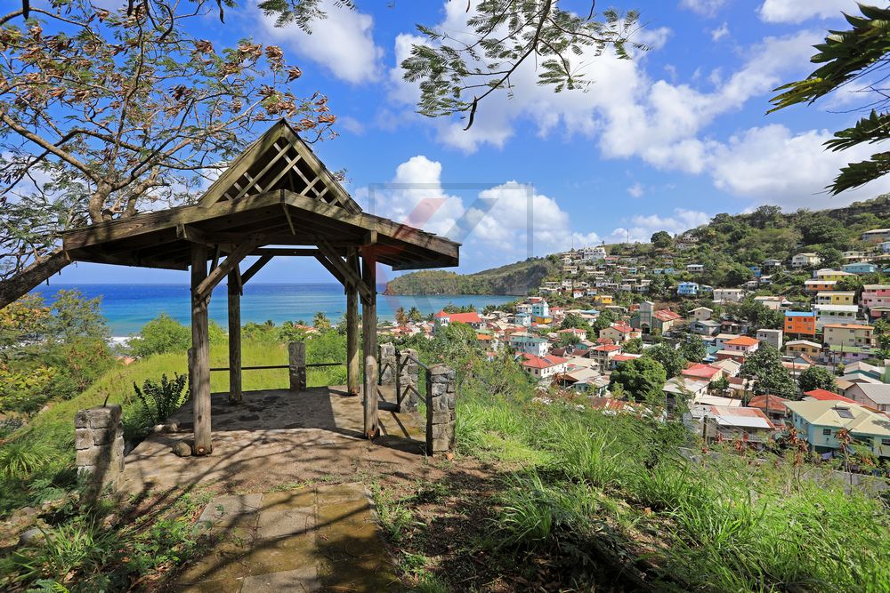 Blick auf Canaries, St. Lucia