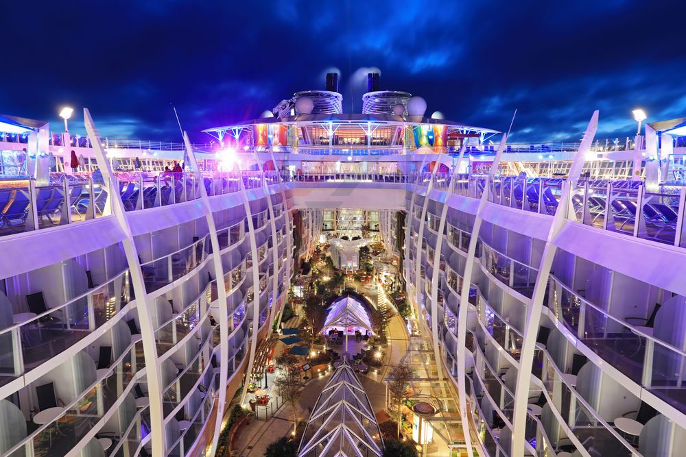 Blick auf Central Park am Abend Symphony of the Seas