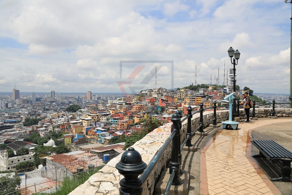 Blick über Guayaquil, Ecuador