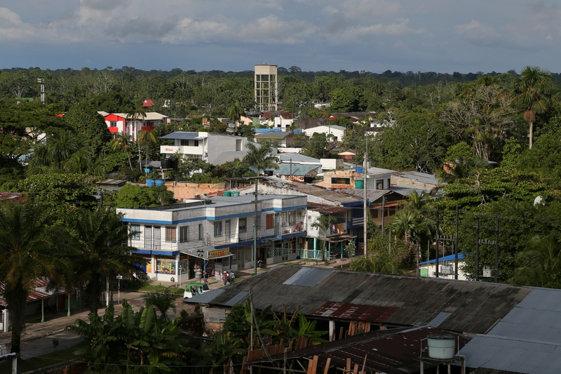 Blick vom Kirchturm in Leticia 09.01.2015