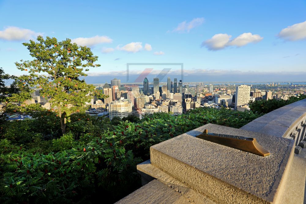 Blick vom Mont Royal auf die Stadt Montreal Blick vom Mont Royal auf die Stadt Montreal