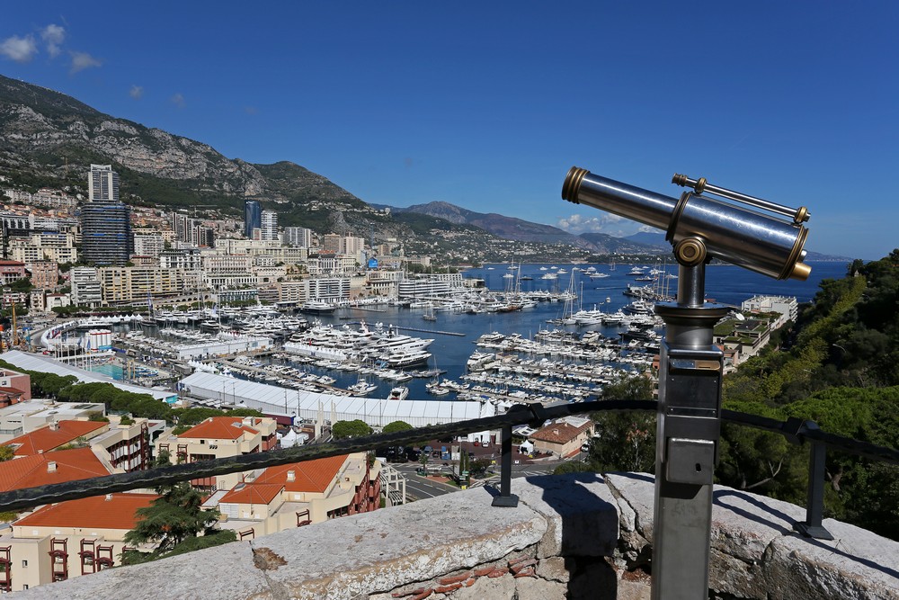 Blick vom Stadtteil La Condamine auf Monaco