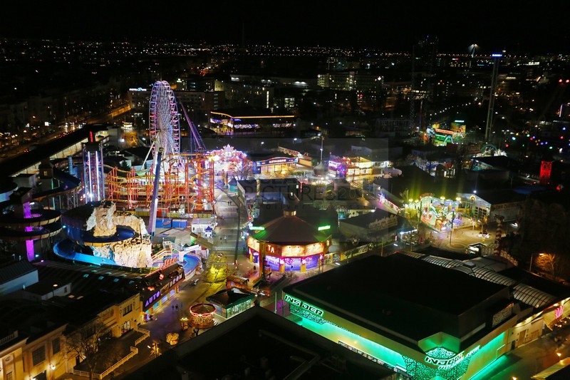 Blick vom Wiener Riesenrad auf Prater 29.03.2015