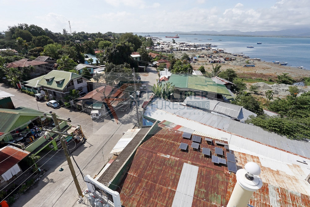 Blick von Dad´s Bayview Pension in Puerto Princesa 16.02.2016