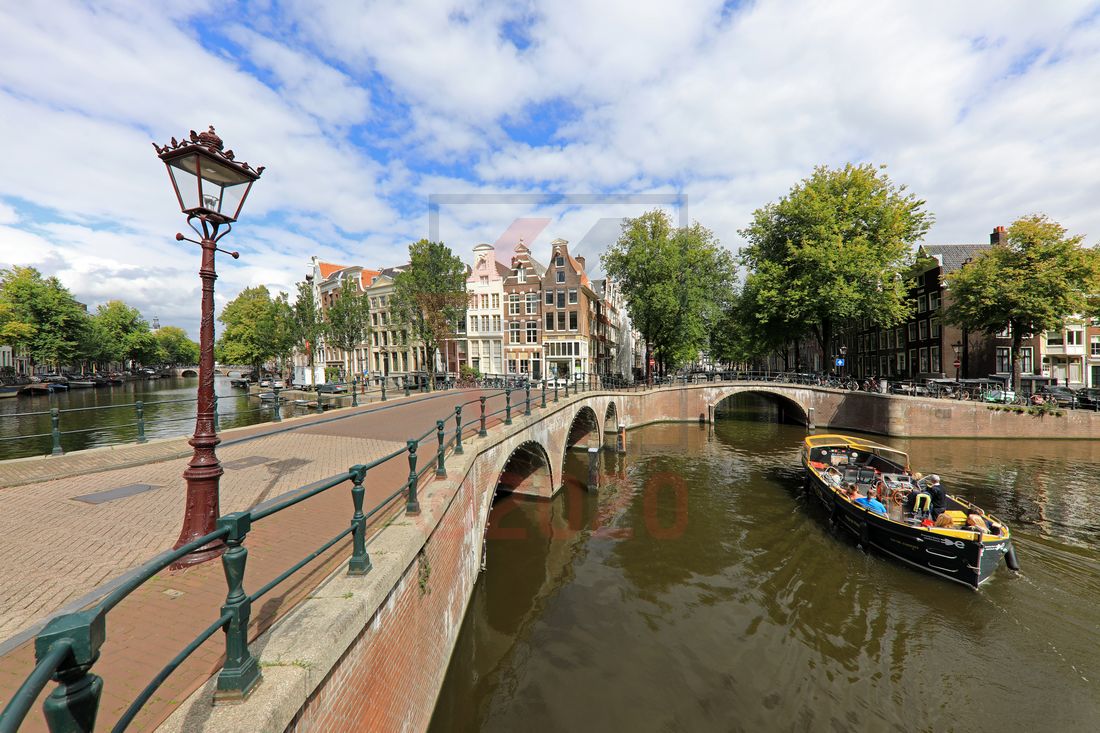 Blick von der Keizersgracht in Amsterdam Blick von der Keizersgracht in Amsterdam