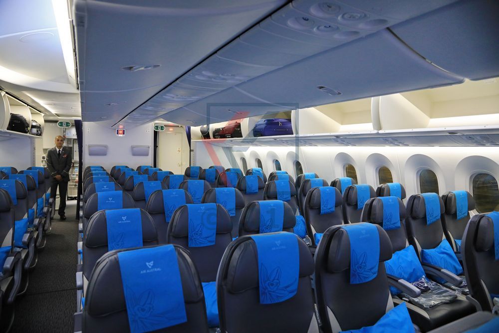 Boeing 787-800 Air Austral Kabine Boeing 787-800 Air Austral Kabine