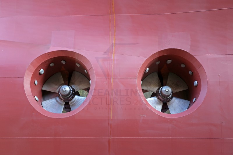 Bugstrahlruder MS Artania 02.11.2014 Bugstrahlruder MS Artania 02.11.2014