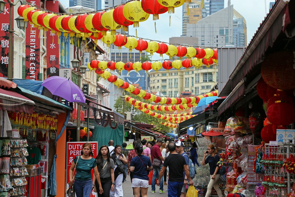 Chinatown Singapore Pagoda Street Chinatown Singapore Pagoda Street