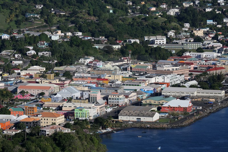 City von Kingstown St. Vincent 25.01.2015