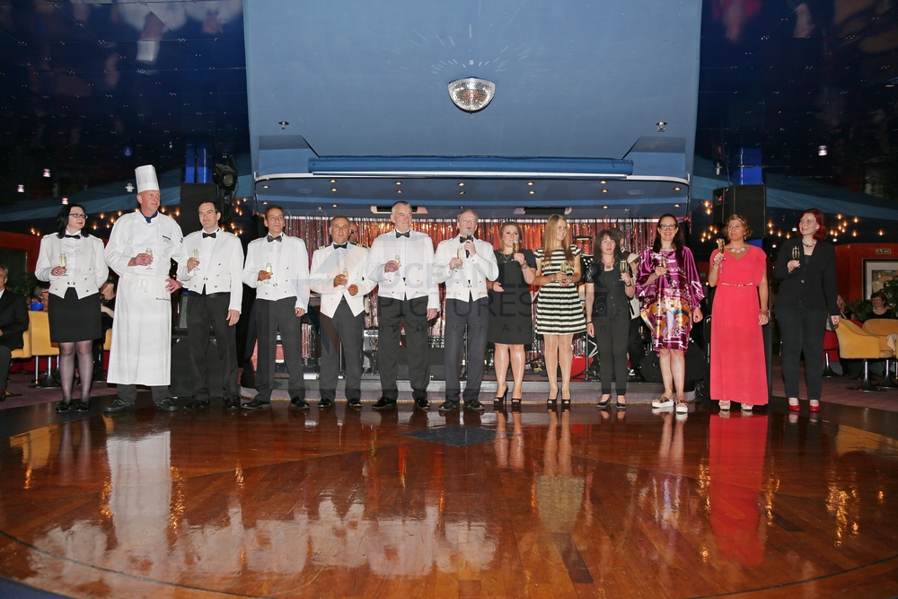 Cocktailempfang Willkommens-Gala MS Hamburg 12. Februar 2016