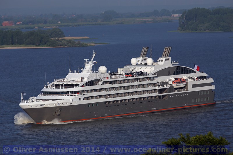 Compagnie du Ponant Le Boreal am 20. Mai 2014 Hamburg Compagnie du Ponant Le Boreal am 20. Mai 2014 Hamburg