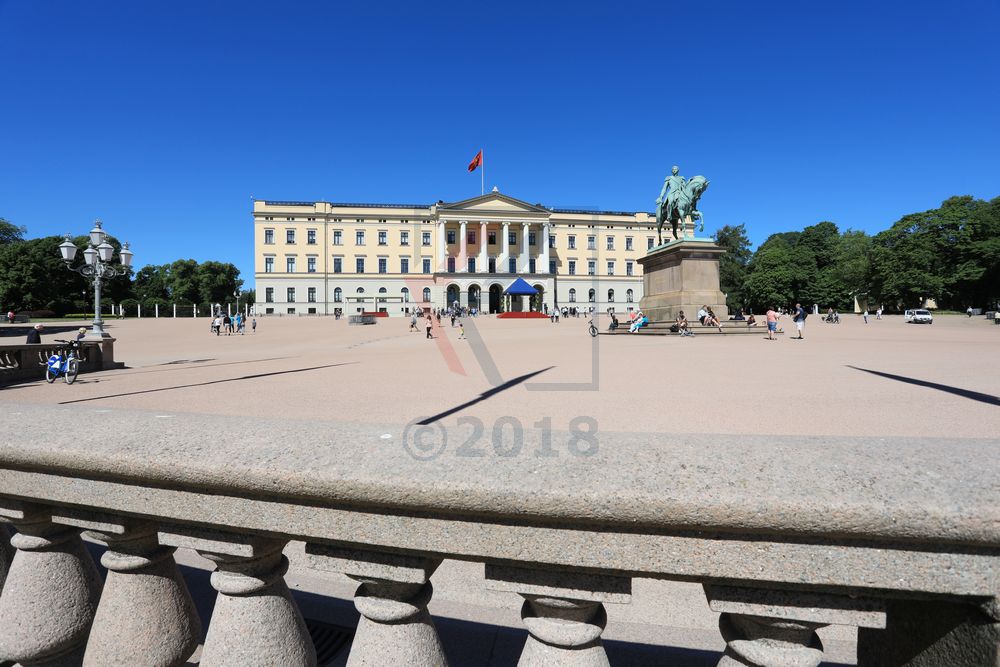 Das königliche Schloss in Oslo