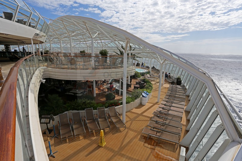 das Solarium der Allure of the Seas