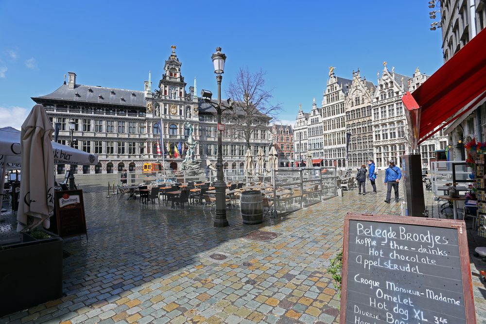 der historische Grote Markt Antwerp