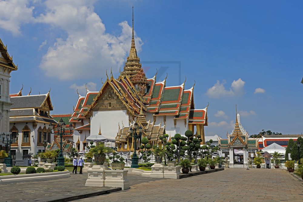 Der Wat Phra Kaeo Königspalast in Bangkok