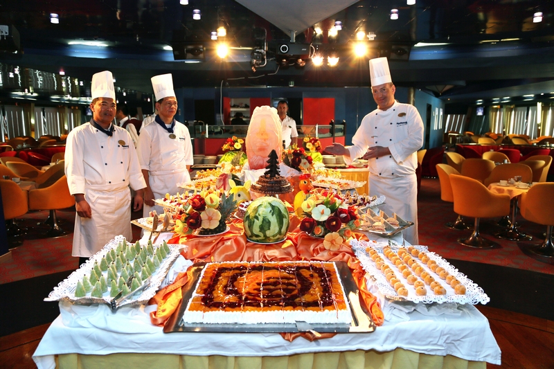 Dessertbuffet MS Hamburg 20.01.2015