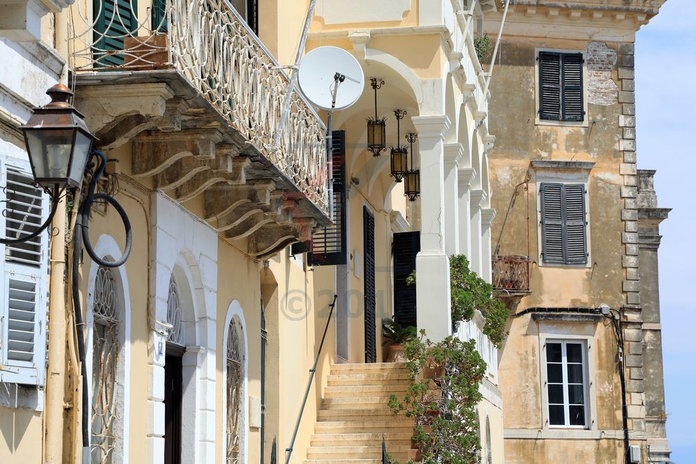 Die Altstadt Kerkyra von Korfu